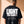 Light Over Darkness tee, black, back print edition, man, back print thigh up