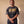 Jesus the Way the Truth the Life faded black tee, front print, man standing with his hands clasped, relaxed oversized fit
