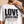 Love Never Ends tee, white, front print, woman, neckline close up