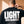 Light Over Darkness tee, black, back print edition, man, back print collar grip close up