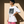 Love Never Ends tee, white, front print, woman, side profile thigh up