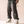 Heavyweight Sweatpants · Black & Off White, smoky black, front print, man, cross detail