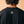 Love Never Ends tee, black, back print, man, crown close up