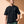 Light Over Darkness tee, black, back print edition, man, front crown thigh up