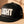 LIGHT snapback cap, close-up of the raised front print