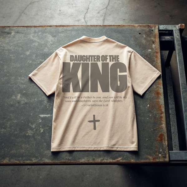 DAUGHTER OF THE KING • SUPER HEAVYWEIGHT • OVERSIZED • T-SHIRT • UNISEX