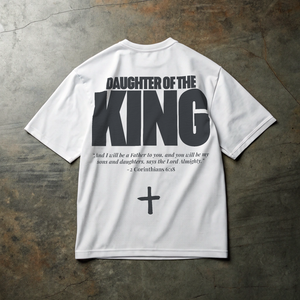 DAUGHTER OF THE KING • SUPER HEAVYWEIGHT • OVERSIZED • T-SHIRT • UNISEX