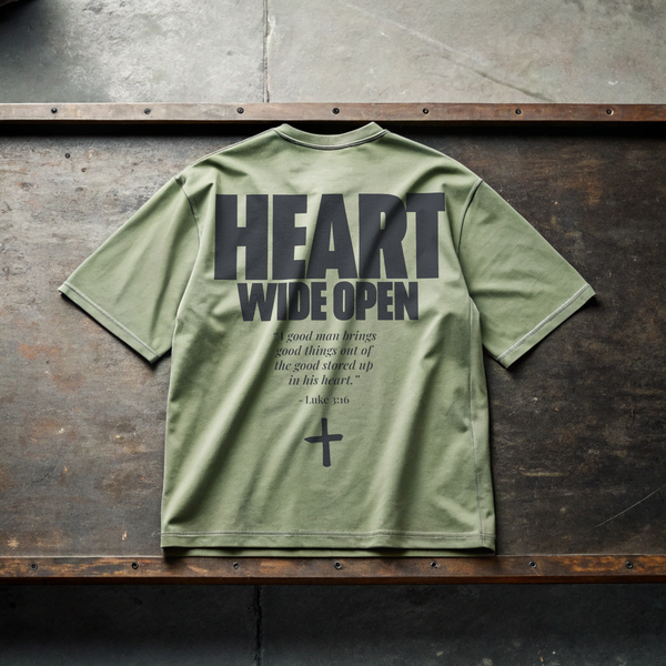 HEART WIDE OPEN • SUPER HEAVYWEIGHT • OVERSIZED • T-SHIRT • UNISEX