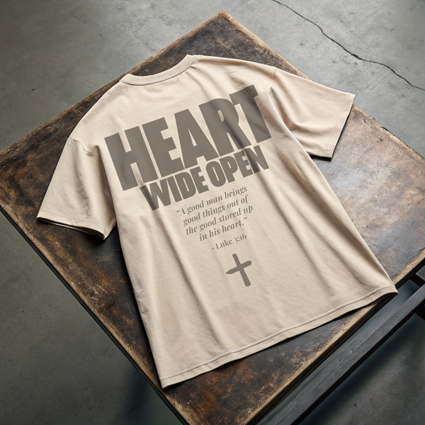 HEART WIDE OPEN • SUPER HEAVYWEIGHT • OVERSIZED • T-SHIRT • UNISEX