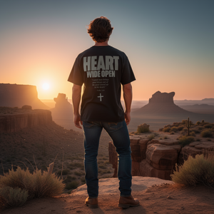 HEART WIDE OPEN • SUPER HEAVYWEIGHT • OVERSIZED • T-SHIRT • UNISEX