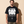 In The Beginning God tee, black, front print, man, standing thigh up