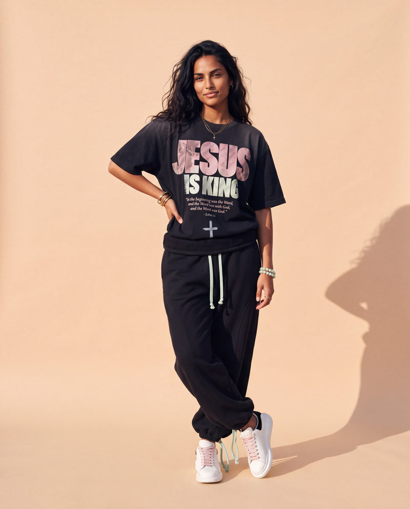 JESUS IS KING • PINK