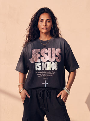 JESUS IS KING • PINK