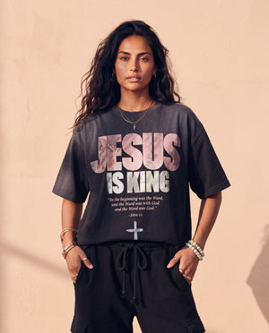JESUS IS KING • PINK