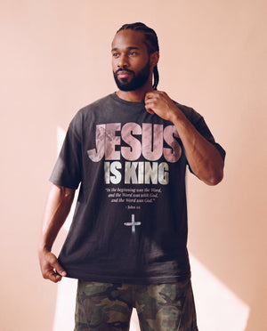 JESUS IS KING • PINK
