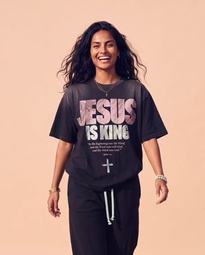 JESUS IS KING • PINK