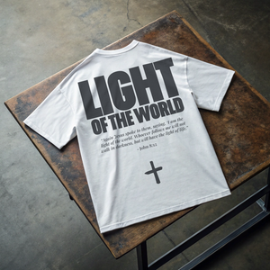 LIGHT OF THE WORLD • SUPER HEAVYWEIGHT • OVERSIZED • T-SHIRT • UNISEX