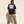 The Light of Life tee, black, back print edition, man, back print full body look over
