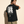 The Light of Life tee, black, back print edition, man, back print hand on shoulder