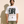 The Light of Life tee, white, front print, man, standing thigh up