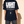 Light of the World tee, black, back print edition, woman, back print close up
