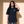 Light of the World tee, black, back print edition, woman, front crown thigh up