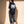 Light of the World tee, black, back print edition, woman, back print walking