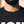 Light of the World tee, black, front print, man, neckline close up
