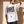 Light of the World tee, white, back print edition, man, back print hand on head look over