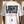 Light of the World tee, white, back print edition, man, back print close up