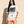 Light of the World tee, white, front print, woman, standing thigh up