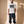 Light of the World tee, white, front print, man, standing full body