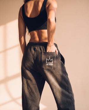 HEAVYWEIGHT SWEATPANTS · SMOKY BLACK