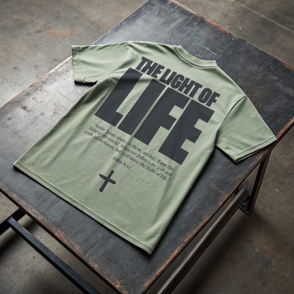 THE LIGHT OF LIFE • SUPER HEAVYWEIGHT • OVERSIZED • T-SHIRT • UNISEX