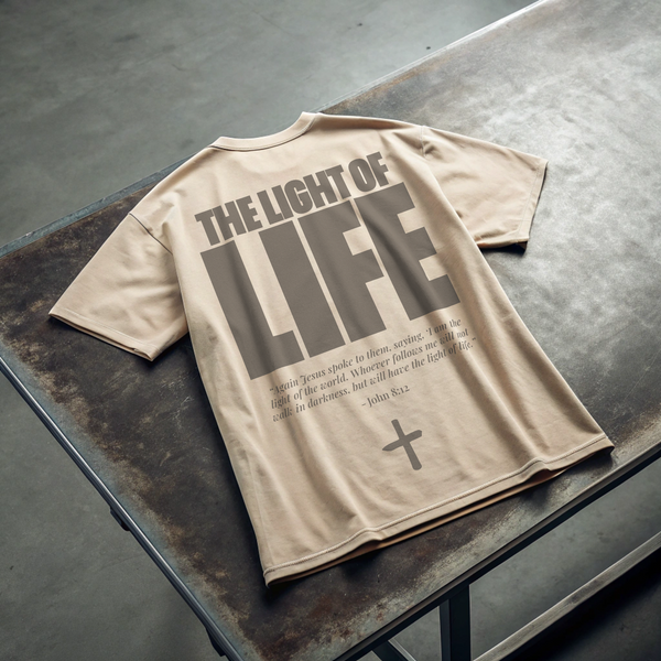THE LIGHT OF LIFE • SUPER HEAVYWEIGHT • OVERSIZED • T-SHIRT • UNISEX