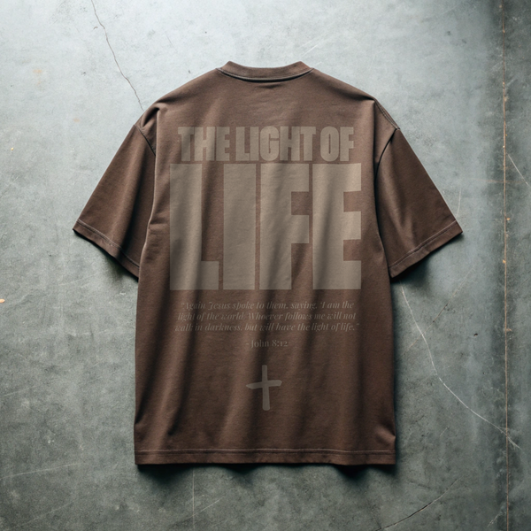 THE LIGHT OF LIFE • SUPER HEAVYWEIGHT • OVERSIZED • T-SHIRT • UNISEX