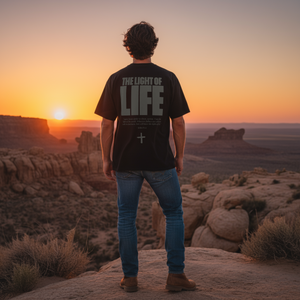THE LIGHT OF LIFE • SUPER HEAVYWEIGHT • OVERSIZED • T-SHIRT • UNISEX