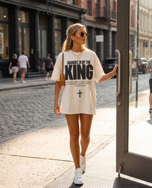 Daughter of the King White - Lifestyle - Christian T-Shirt by The Word