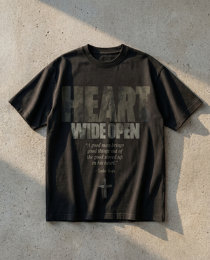 Heart Wide Open - Christian T-Shirt by The Word