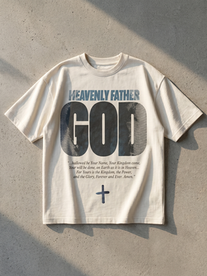 Heavenly Father God White Tee - Christian T-Shirt by The Word
