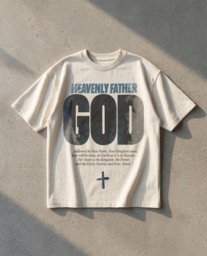 Heavenly Father God White Tee - Christian T-Shirt by The Word