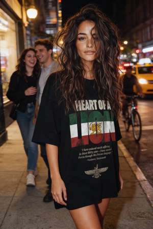 Heart Of A Lion in Black – Christian T-Shirt by The Word