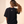 King of Kings MONOCHROME tee, black, back print, woman, crown hair flick
