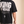 King of Kings MONOCHROME tee, black, back print edition, man, back print close up