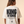 King of Kings MONOCHROME tee, white, back print edition, woman, back print close up
