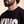 King of Kings MONOCHROME tee, black, front print, man, chest close up