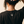 In The Beginning God MONOCHROME tee, black, back print, woman, crown close up