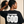 In The Beginning God MONOCHROME tee, black, back print edition, woman, back print close up