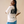 Daughter of the King MONOCHROME tee, white, back print edition, woman, back print three quarter over the shoulder