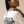 Daughter of the King MONOCHROME tee, white, back print edition, woman, back print close up over the shoulder